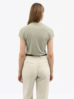 Alitta Slim Top med Kort Ärm