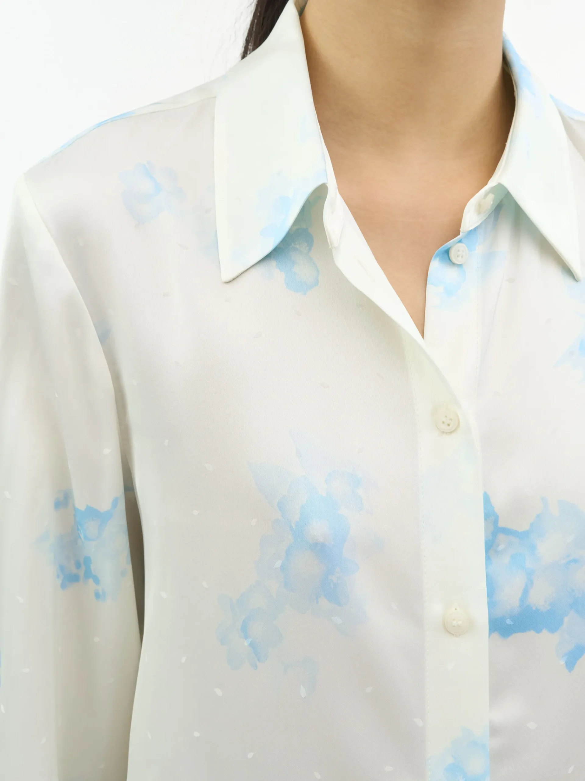 Camilla Klassisk Blus med Tryck