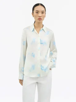 Camilla Klassisk Blus med Tryck