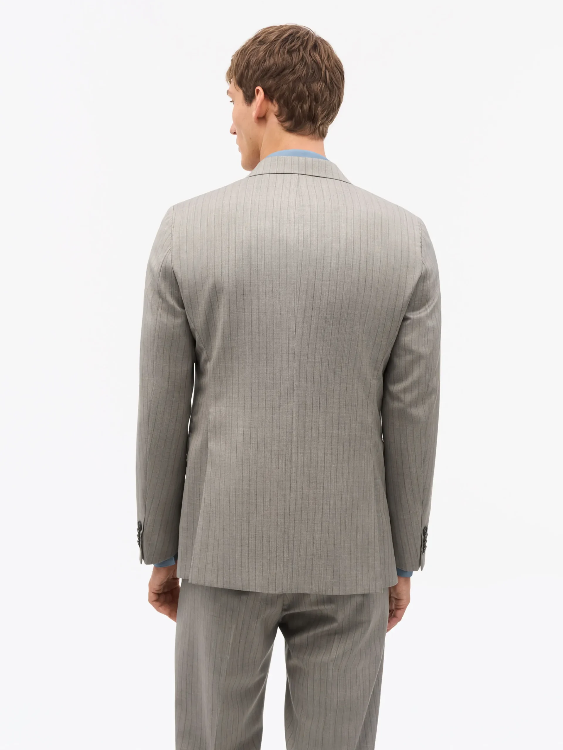 Ease pinstripe kostym i ull