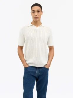 Eoin P Ribbstickad Polo