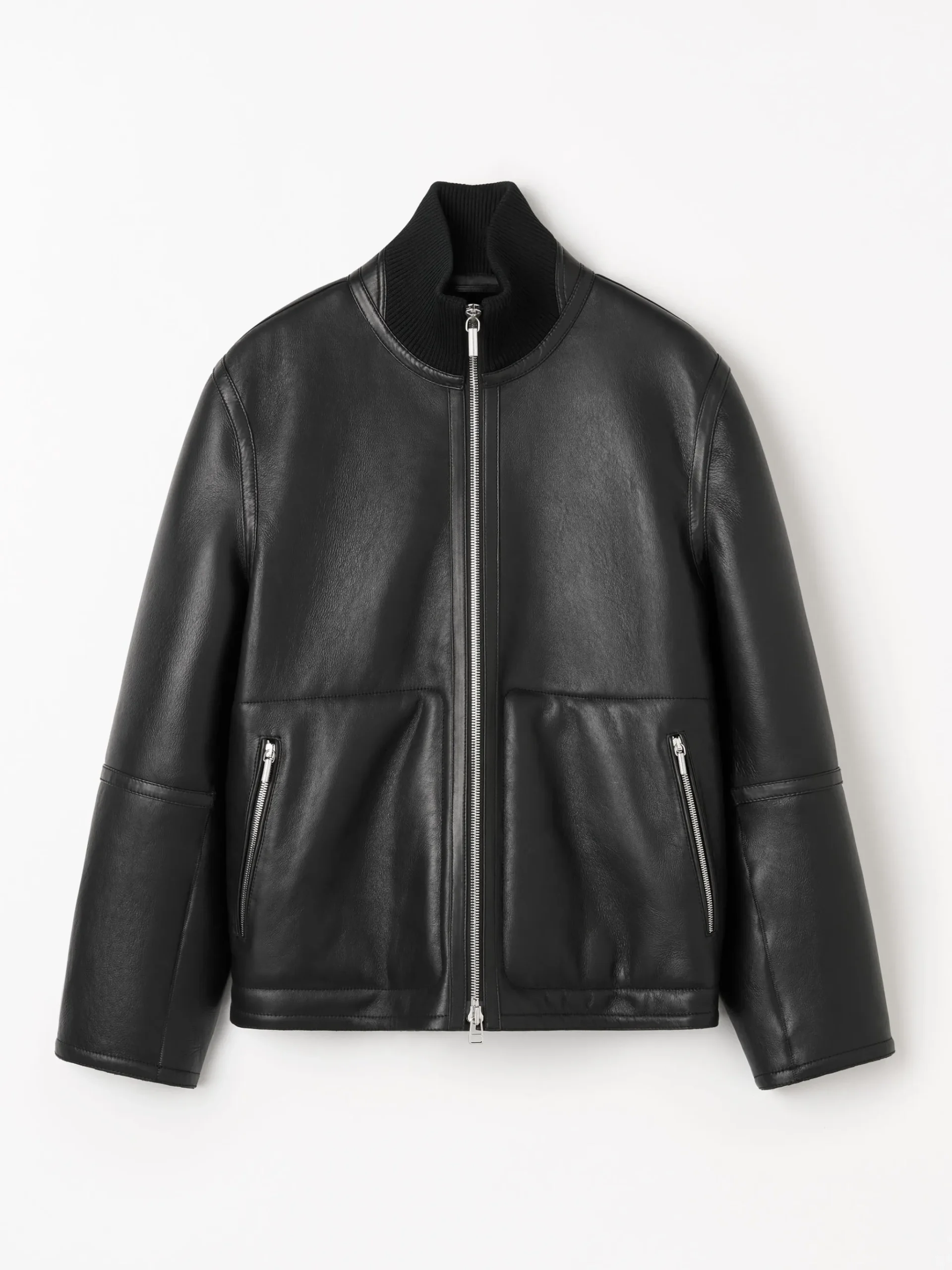 Erling Shearling Läderjacka