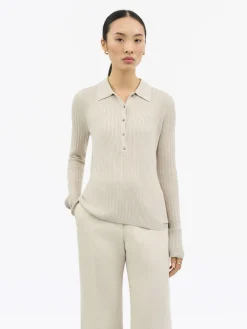 Isla Stickad Polo