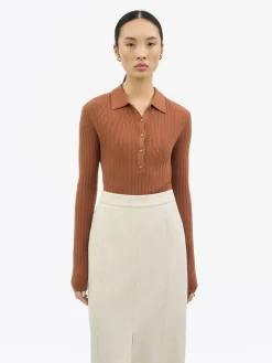 Isla Stickad Polo
