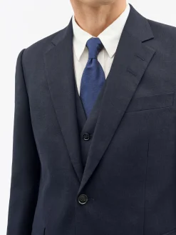 Justin Blå Linnekostym