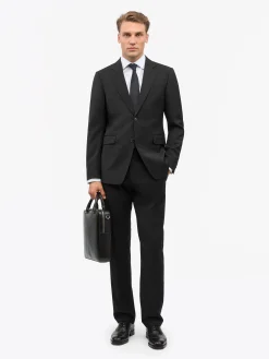 Justin Semi Slim-fit Ullkostym