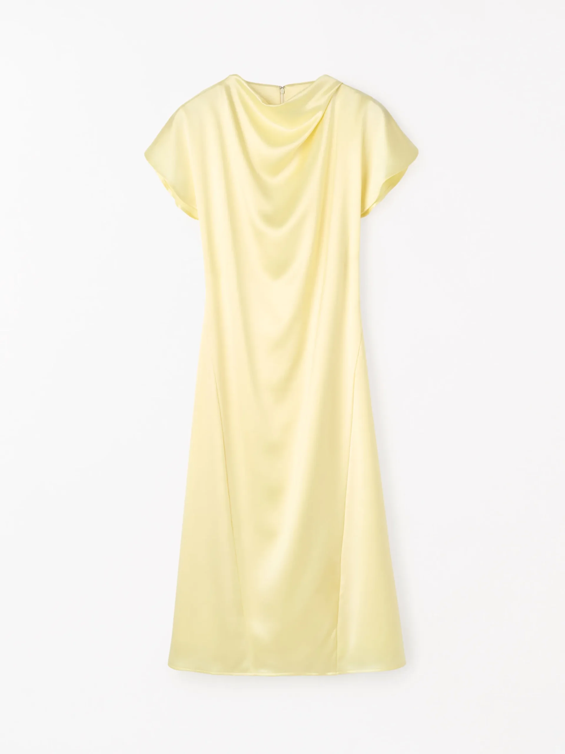 Leilani Draperad Satinklänning