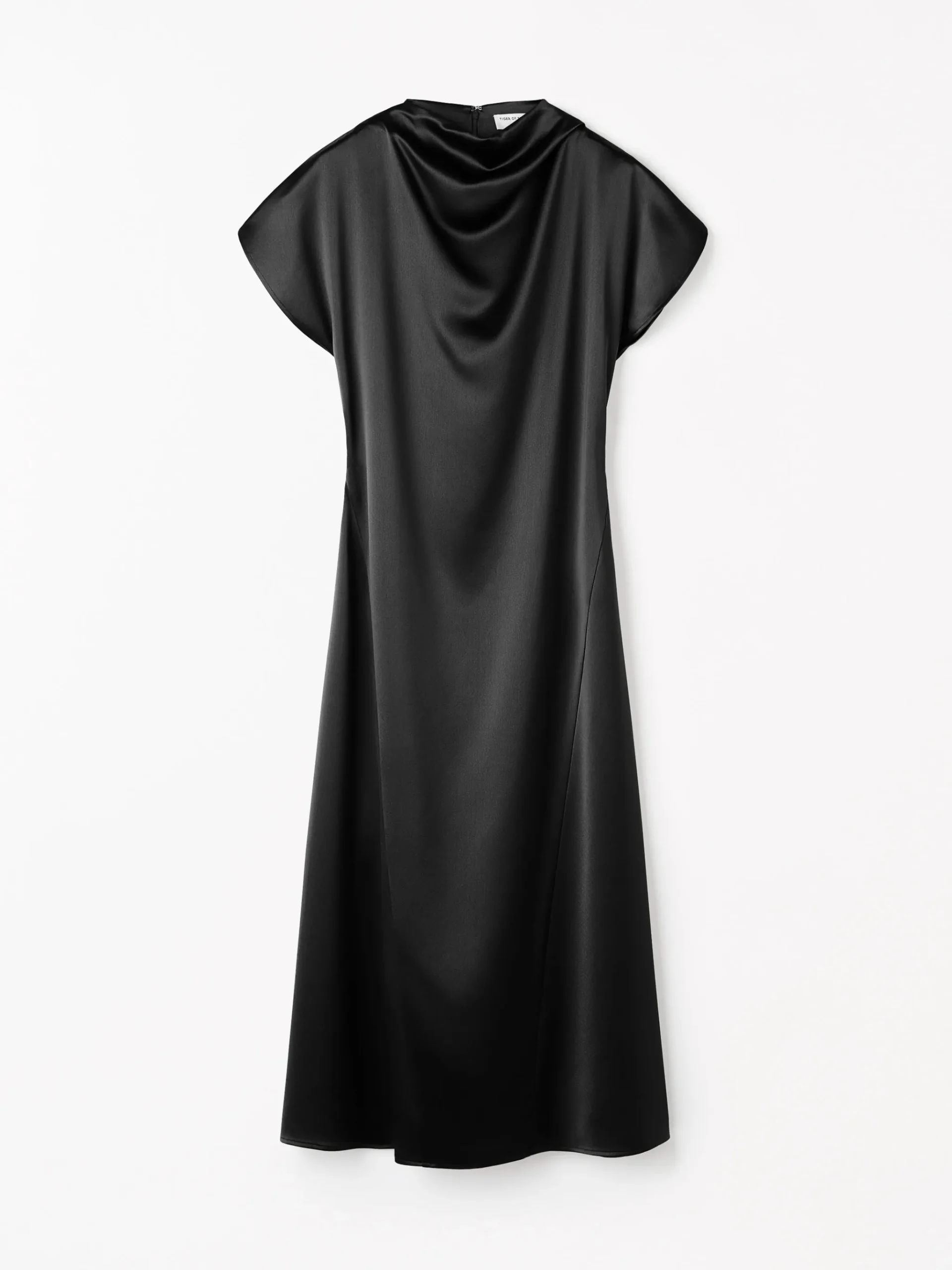 Leilani Draperad Satinklänning