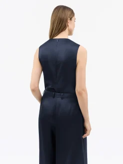 Lian Draperad Satintopp