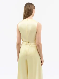 Lian Draperad Satintopp