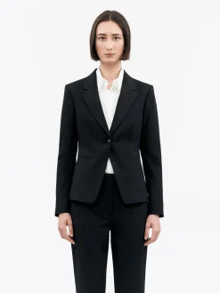 Mirja Slim Fit Svart Kostym