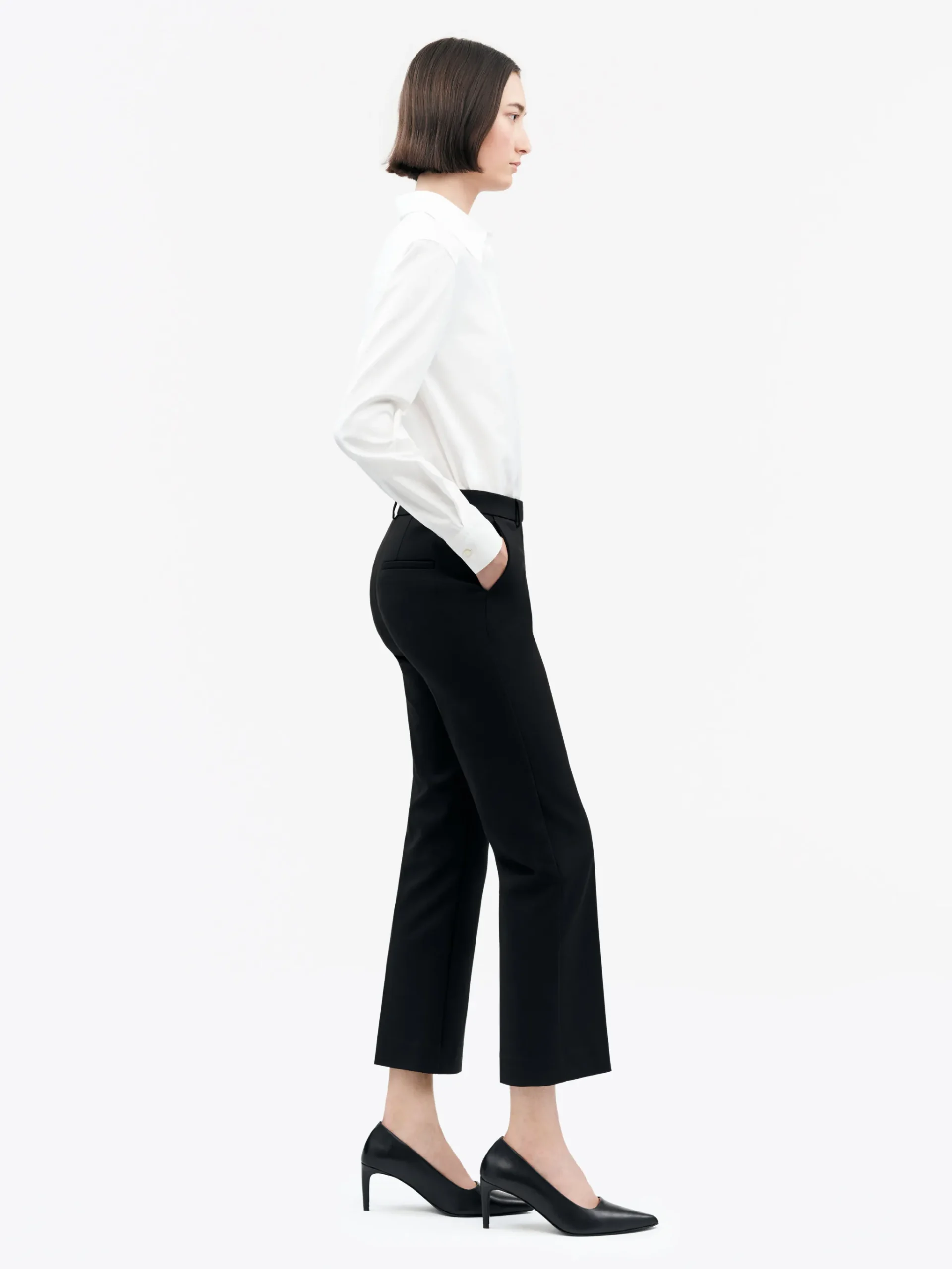 Noora 3 Slim Cropped Byxor