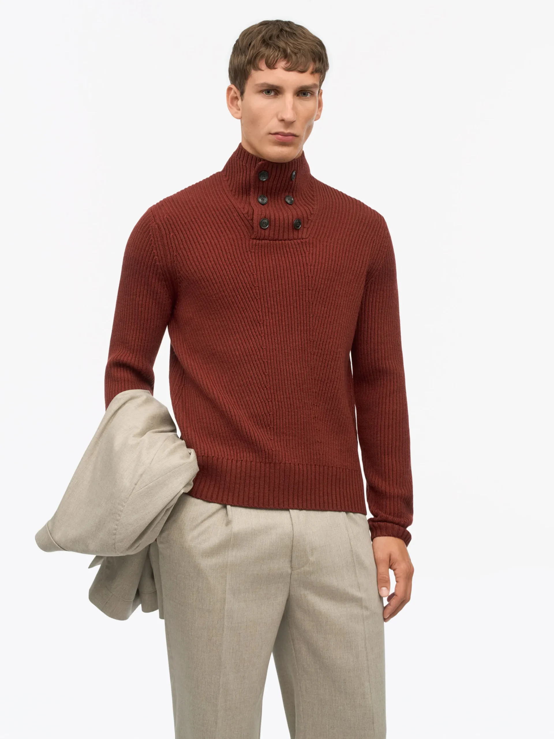 Peter Funnel Neck Ulltröja