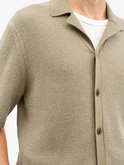 River T Merino-Linne Cardigan