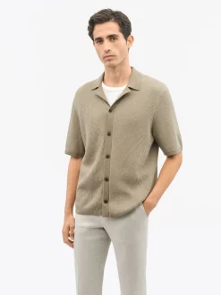 River T Merino-Linne Cardigan