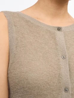 Rose Kid Mohair–Merino Väst