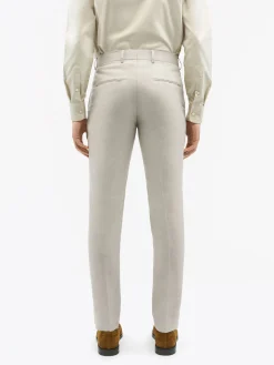 Tenuta Slim-Fit Byxor i Linne