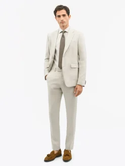 Tenuta Slim-Fit Byxor i Linne