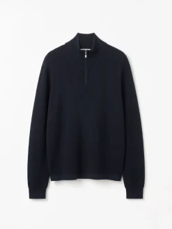 Travis Waffle-Stitch Half-Zip