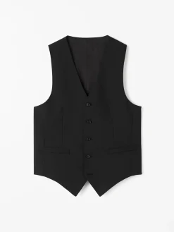 Wayde Polyester-Ullblandning Väst